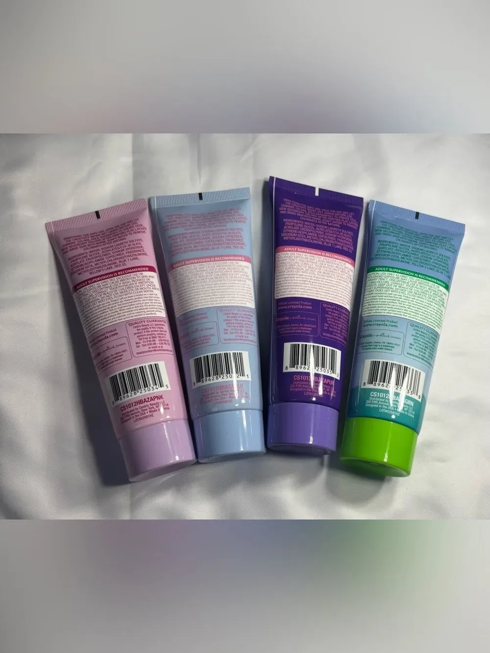 4 New Crayola Colors of Kindness Bathtub Fingerpaint Soap